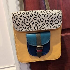 Soruka Remi Convertible Leather Backpack Purse